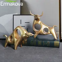 Ox Cattle Sculpture for Home Decor #4