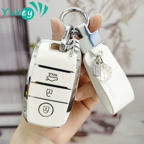 TPU 자동차 키 케이스 커버, 기아 K2 K3 K5 셀토스 스포테지 리오 3 2023 피칸토 옵티마 소울 씨드 소렌토 포르테 스팅어 세라토 세도나 