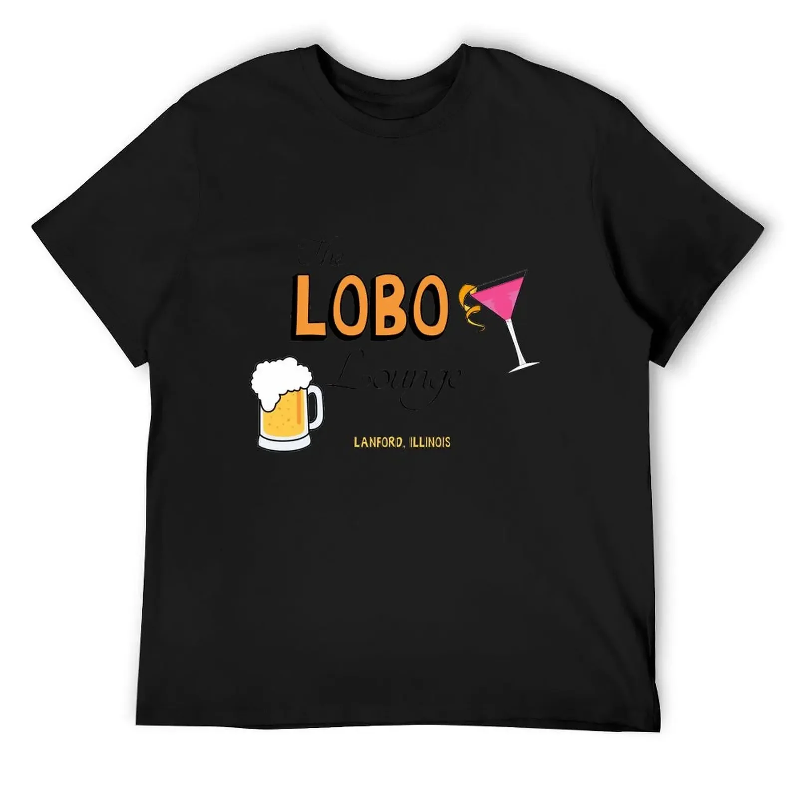 The Lobo Lounge- Roseanne T-Shirt anime figures shirts graphic tee custom t shirt Men's cotton t-shirt