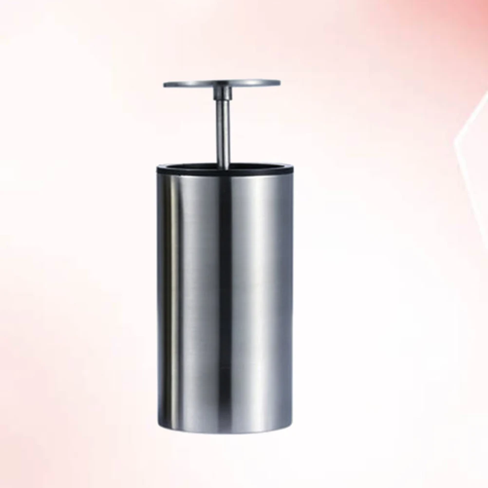 

Automatic Dispenser Stainless Steel Press Type Toothpick Box Home Kitchen Bathroom Office Toothpick Holder Hand Pressure