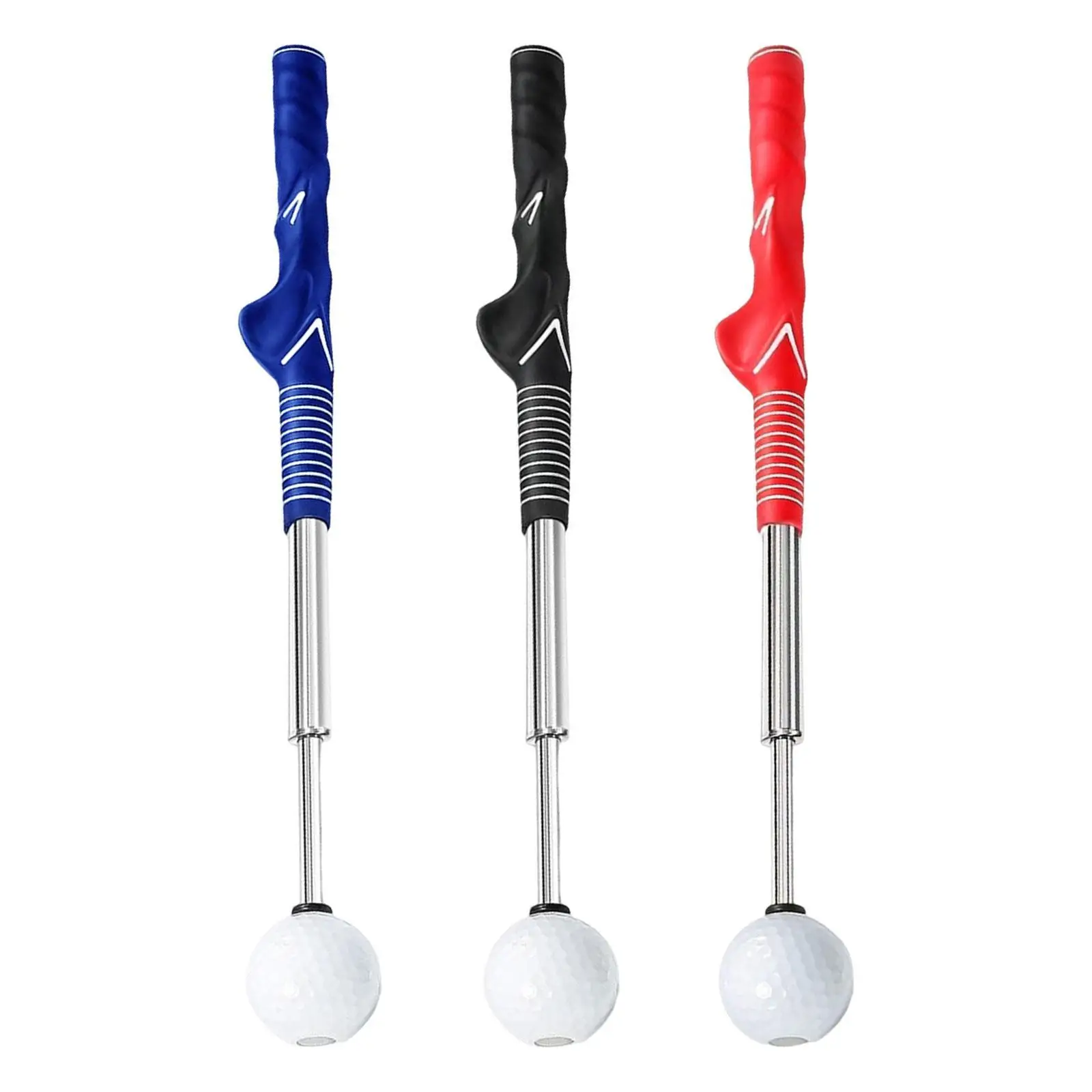 Telescopic Golf Swing Trainer Tool Lightweight Balance Non Slip Tempo Grip Rod for Chipping Driving Indoor Exercise Outdoor