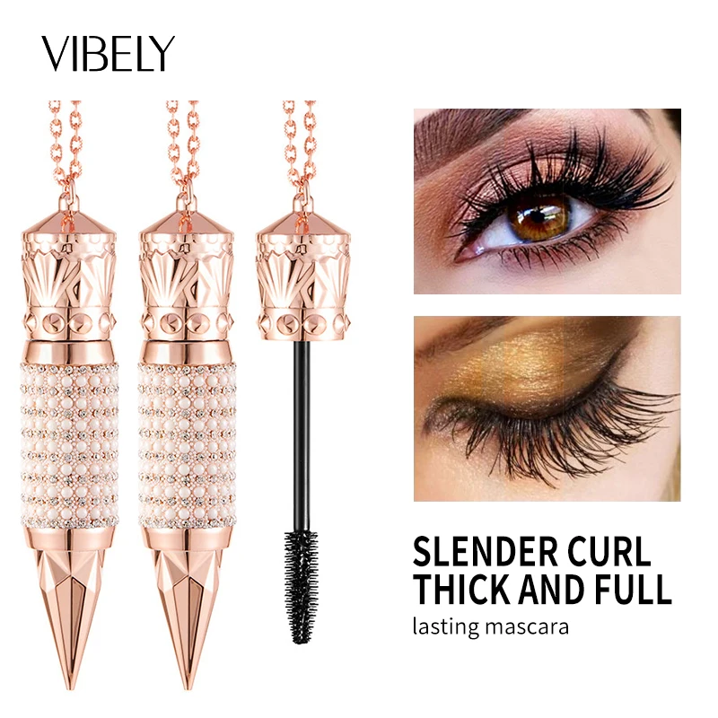 queen scepter Silk 4d fiber lash mascara volume lengthens eyelash makeup waterproof long lasting Mascara effet faux cils make-up