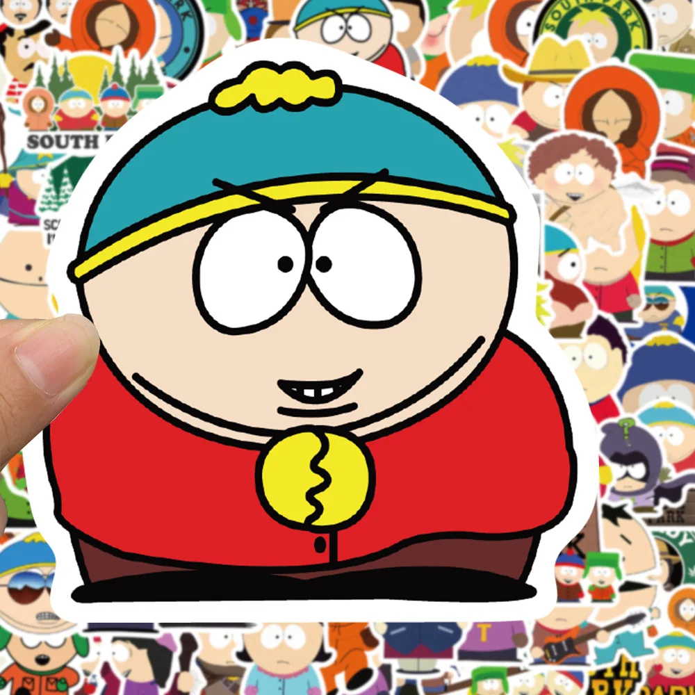 100 pièces mignon Anime Parques dans le sud autocollants imperméable Graffiti Skateboard papeterie voiture Cool enfants autocollant jouets cadeau