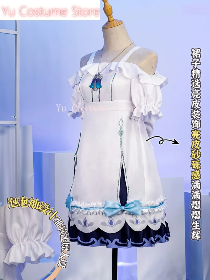 

Yu Costume Genshin Impact Clervie Women Dress Cosplay Costume Cos Game Anime Party Uniform Hallowen Play Role Clothes Clothing