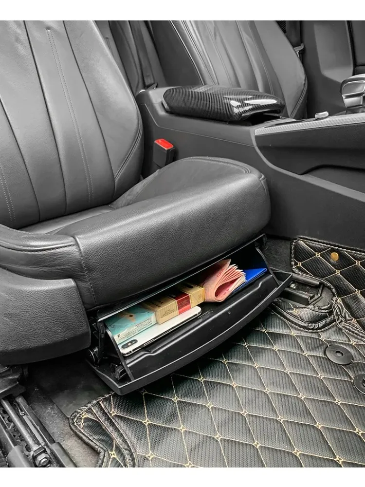Auto-accessoire passend voor Audi A3 8V 8Y A4 B8 A5 A6 Q3 Q5 2018 2019 2020 2021 2022, elektrische stoel opbergbox organizer, retrofit. - afbeelding 2