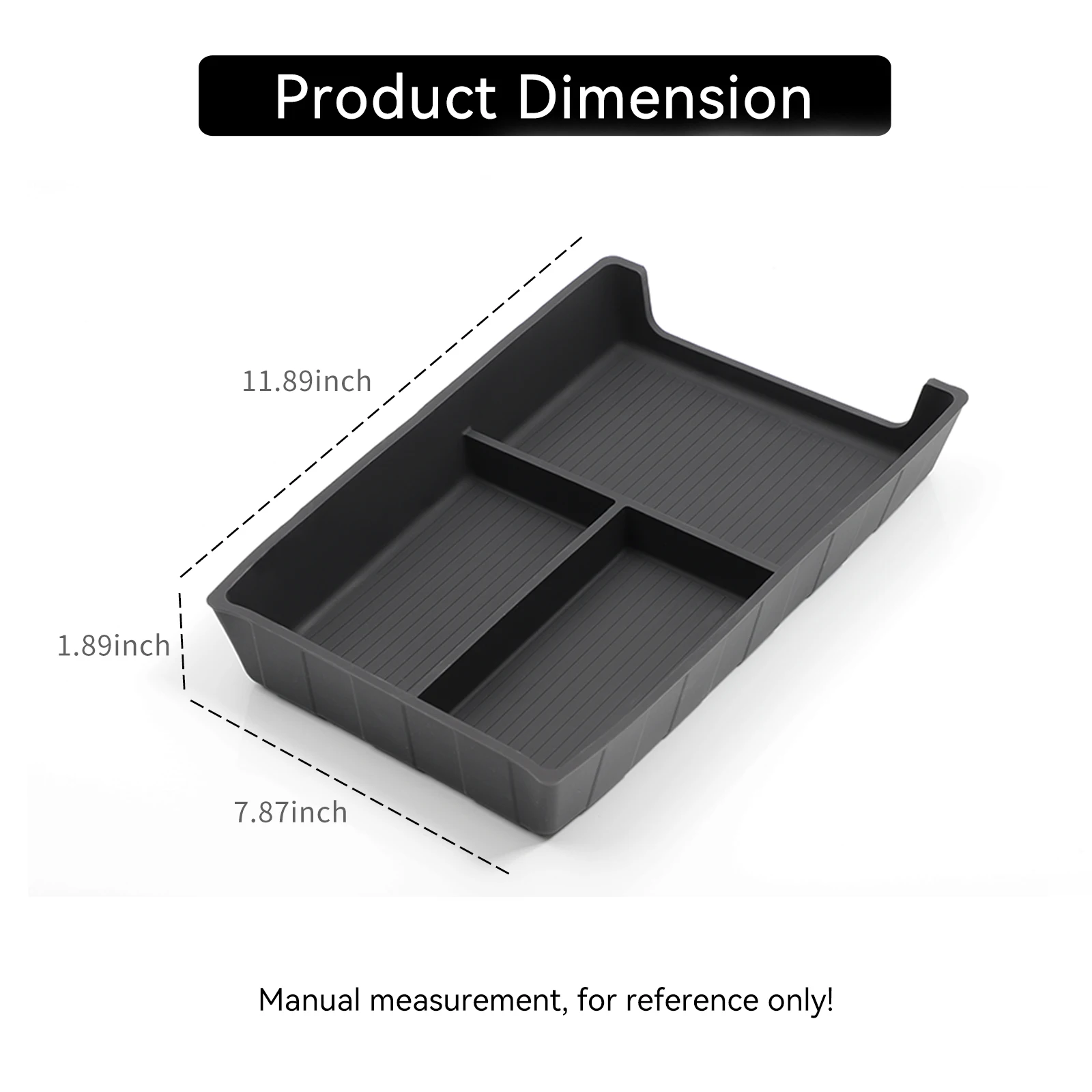 LUCKEASY für BYD Sealion 07 EV 2024-2025 Auto-Aufbewahrungsbox Innenraum-Zubehör Mittelkonsole Untere Ebene Aufbewahrungsbox Organizer – Detail 4