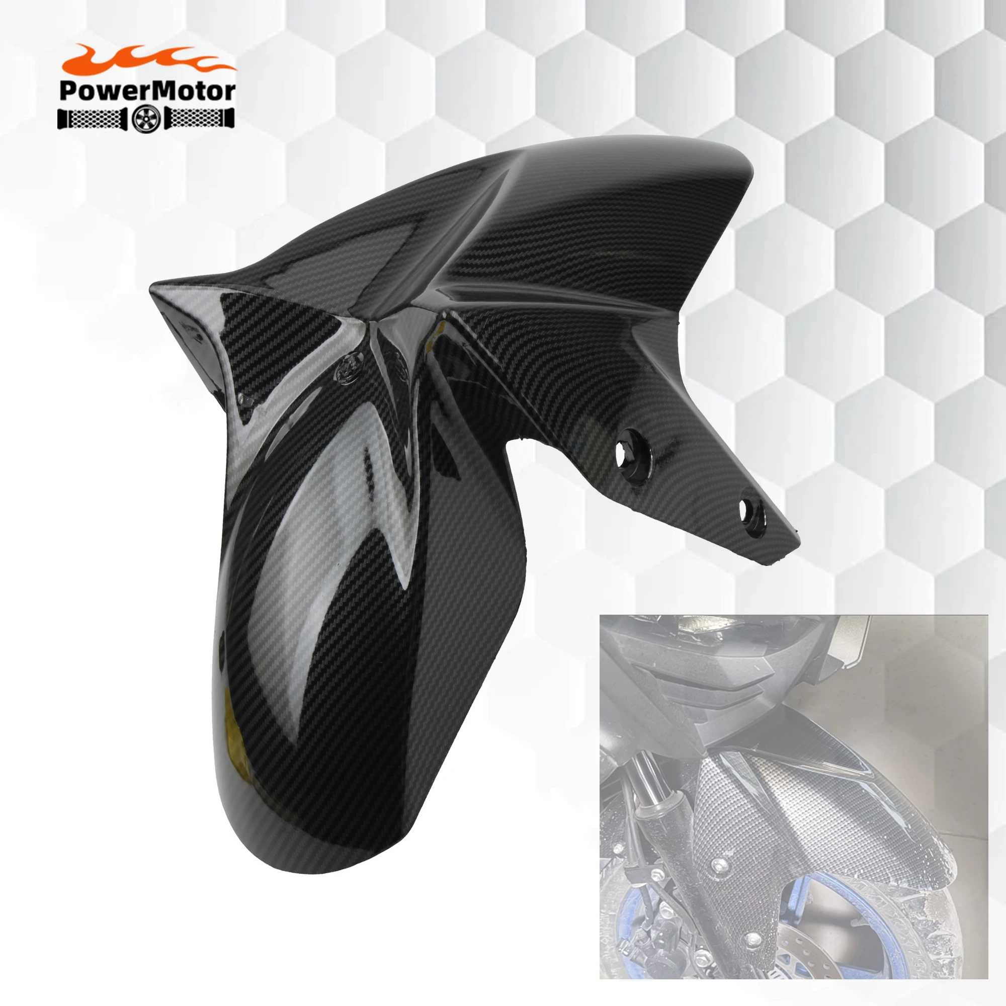 

For NMAX 125 155 Motorcycle Front Mudguard Carbon Fiber Guard Tire Hugger For Yamaha Parts 2020 2021 2022 2023 2024 Enduro