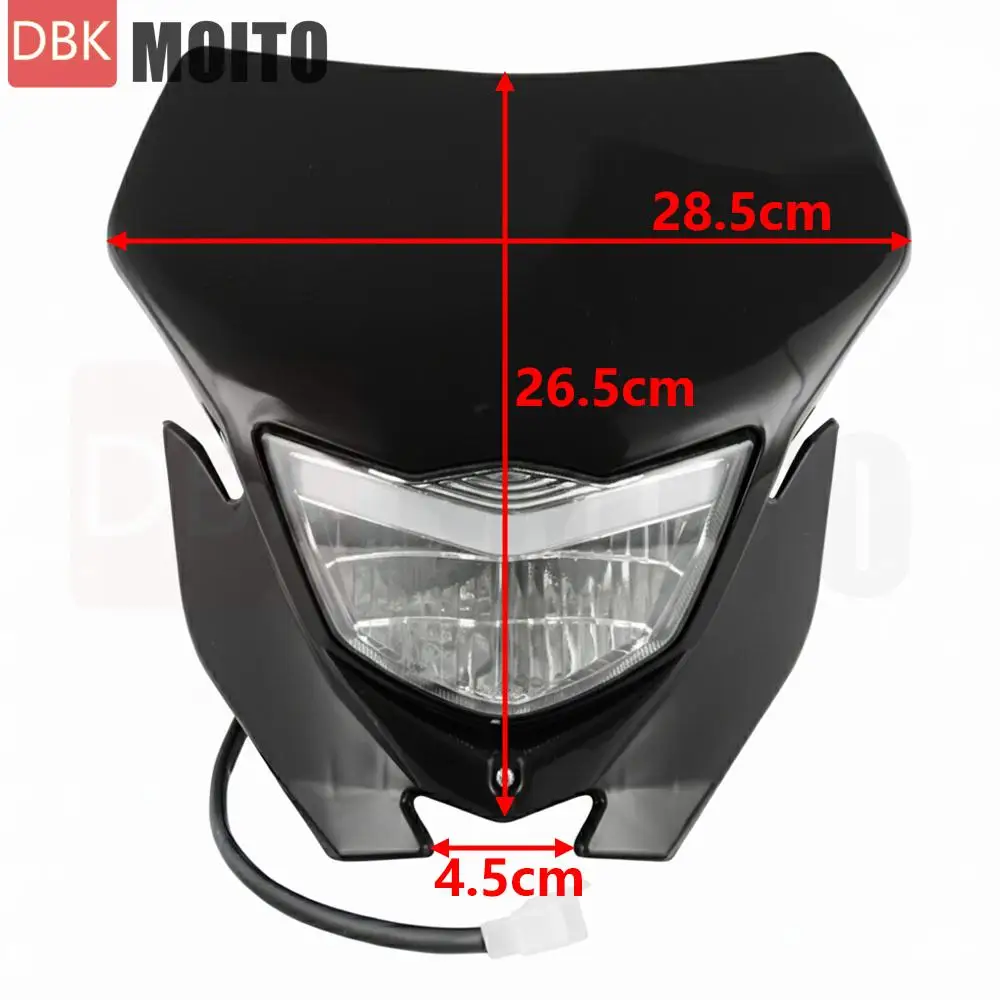 دراجة نارية المصباح لياماها WR 125 155 250 450 TT-R 50 100 125 230 YZ250F YZ450F YZ85 إندورو الجبهة ضوء الجمعية