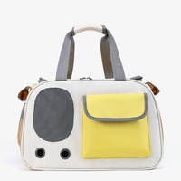 Breathable Portable Pet Carrier Foldable No Deformation Pet Handbag Adjustable Large-capacity Puppy Transport Bag for Dogs Cats