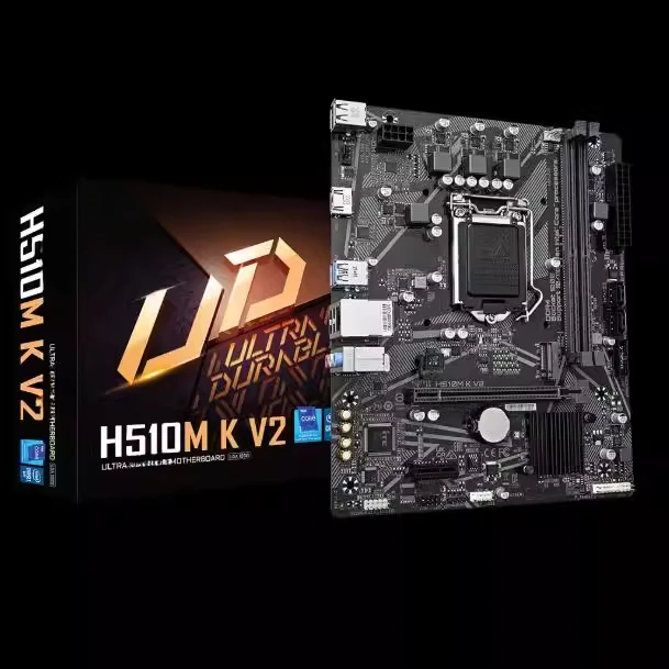 

new For Gigabyte H510M-K V2 supports 10 11th generation CPU M.2 main board