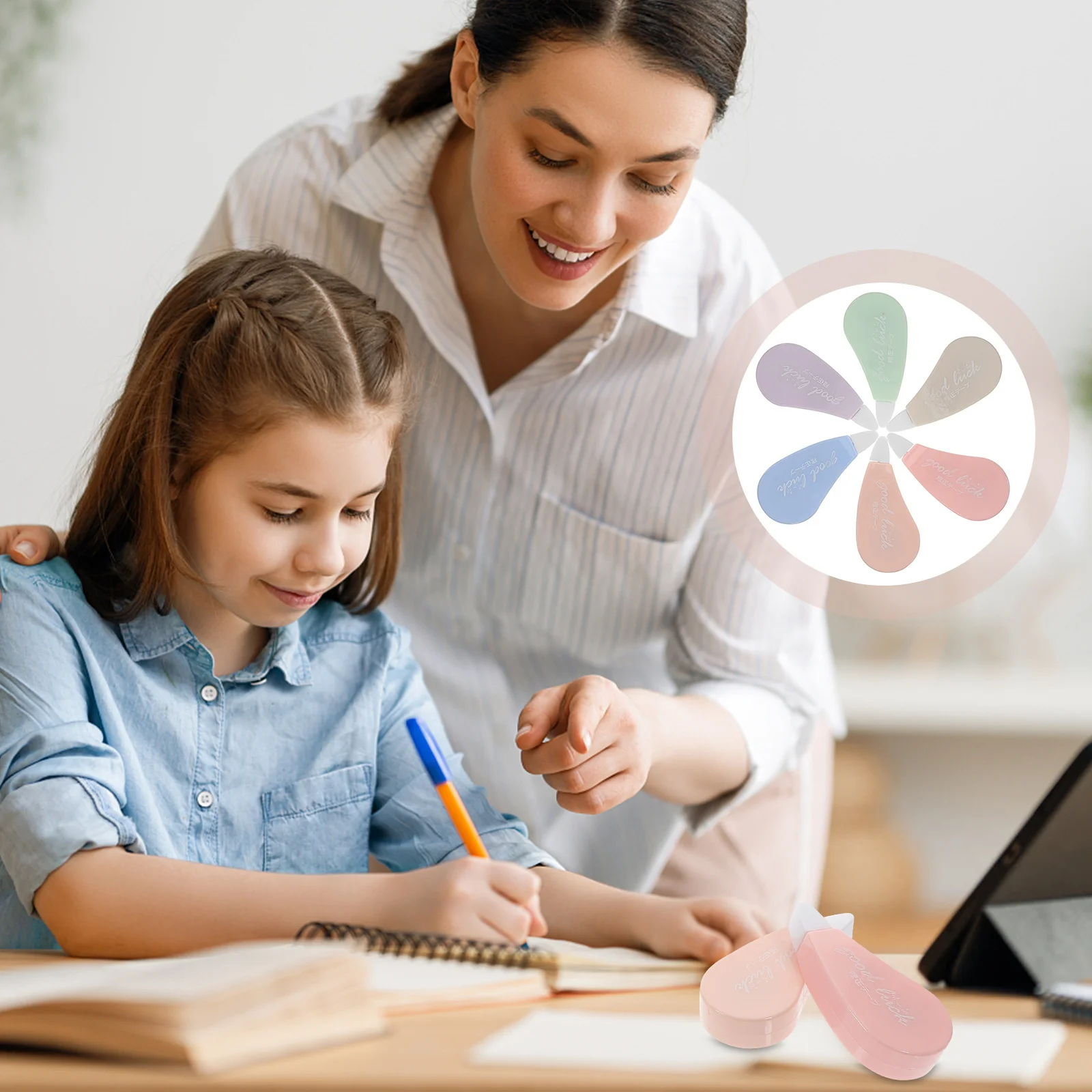 

6Pcs Correction Tape Portable Eraser Tape for Students School Office Smooth Covering Writing Correction Supplies