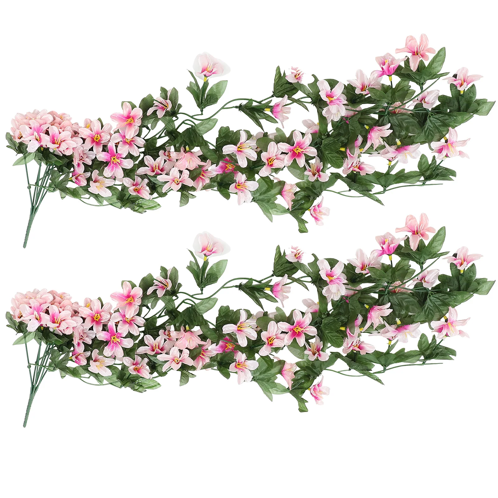

2pcs Artificial Outdoor Decor For Wedding Party Home Decoration Pendant Wall Hanging Plant Garden Decor Home Ornament Realistic