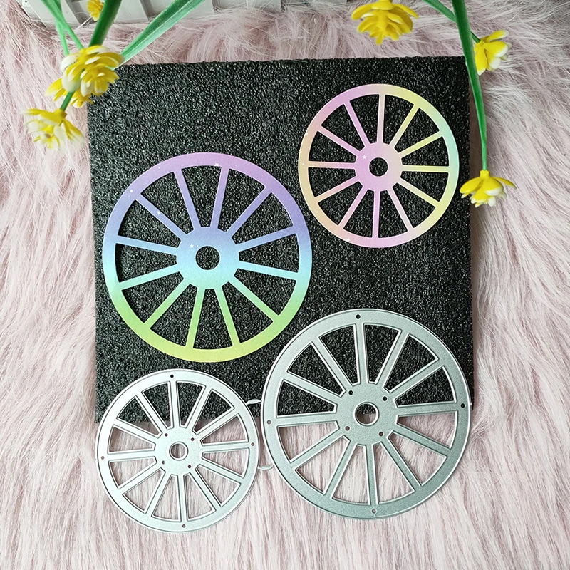 New Car Wheel metal cutting die mould scrapbook decoration embossed photo album decoration card making DIY handicrafts