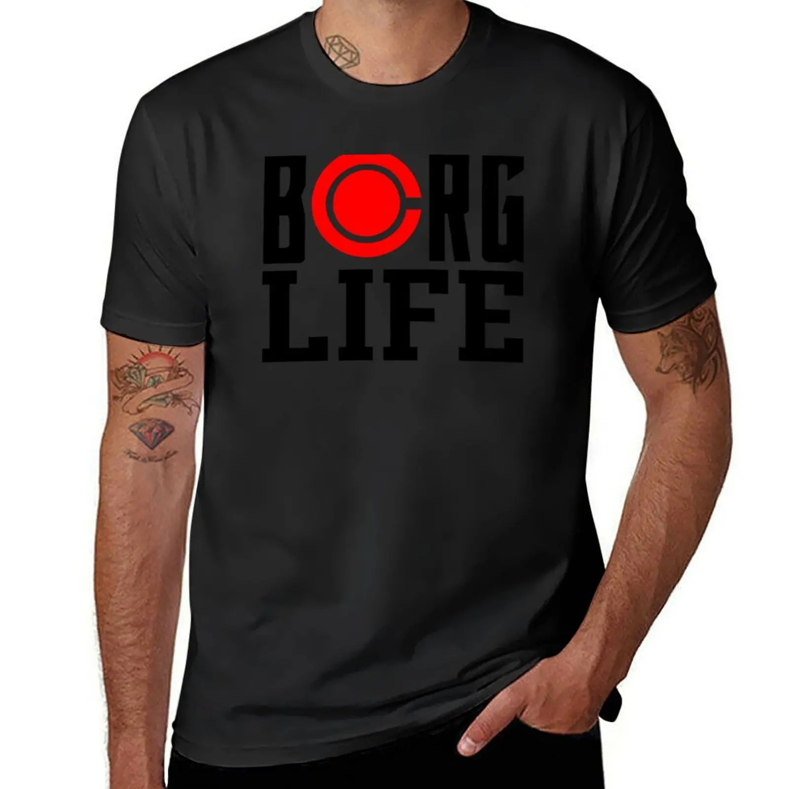 Borg Life T-Shirt new edition tops tees Men's t-shirts