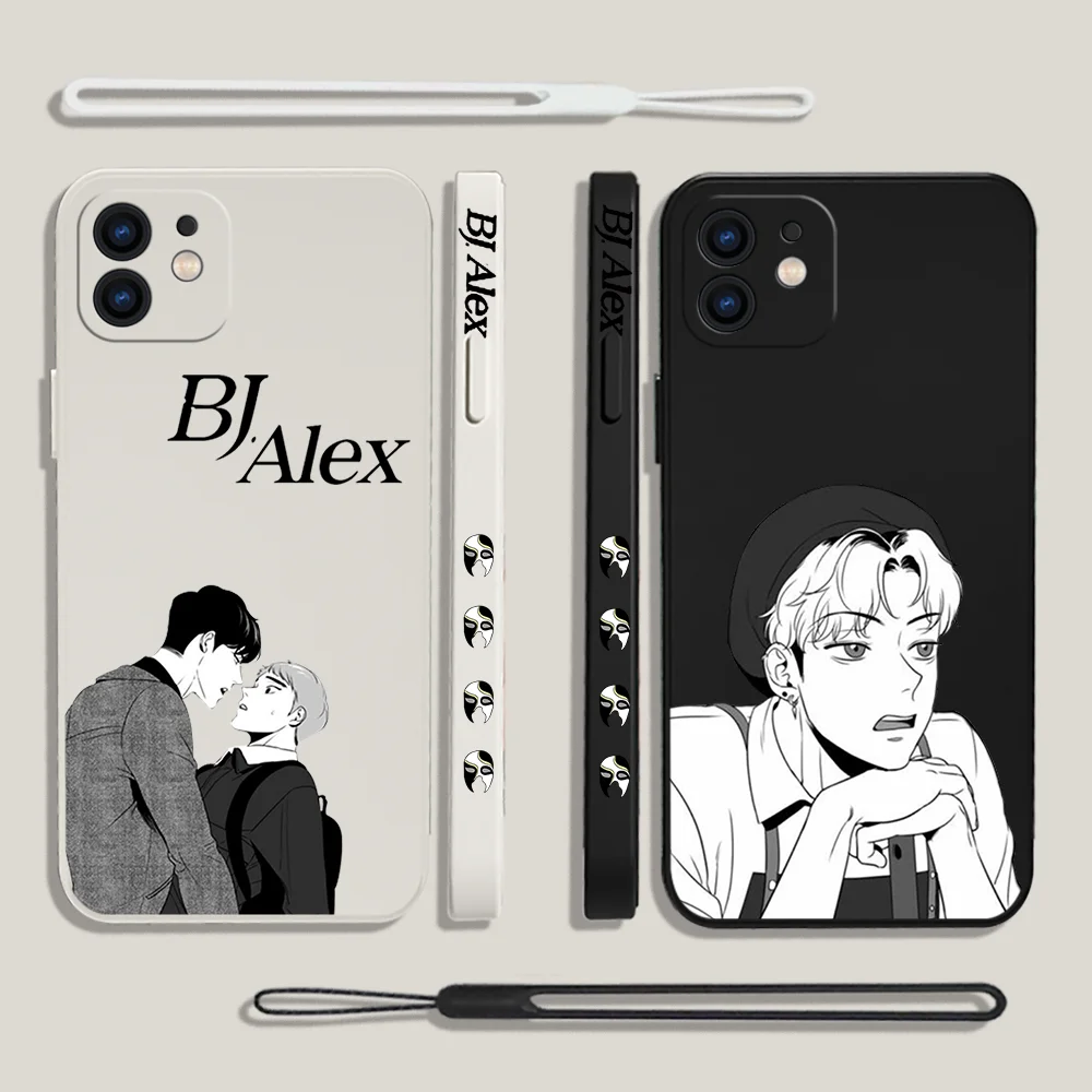 Capa de Telefone Anime Bj A-Alex para Xiaomi, Capa de Silicone Líquido, Poco M5, X5, F5, F4, X4, M4, F3, X3, M3, F2, X2 Pro, C40, 4G, 5G, GT