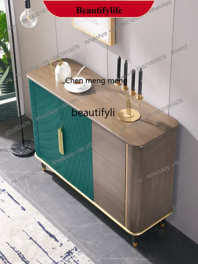 D178  Y CXH Doorway Shoe Cabinet Multi-Functional Decorative Locker Sideboard Cabinet Modern Bedroom Cabinet