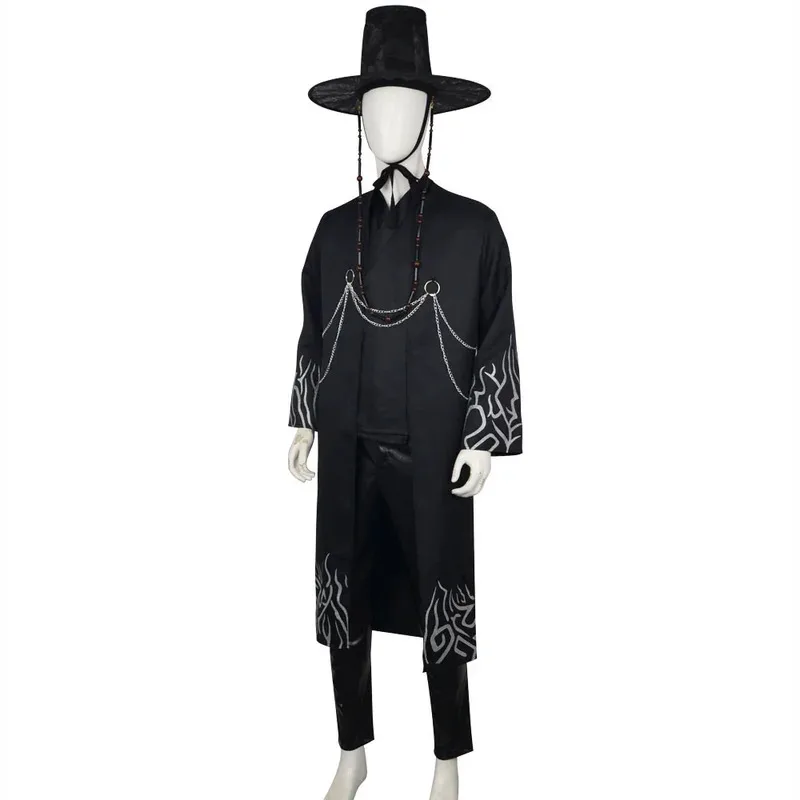 

Фильм «Saja Boys Jinu Captain Plus» от «Demon Hunter» поставляется в черной шляпе, пальто, парике и полный комплект костюмов для косплея.