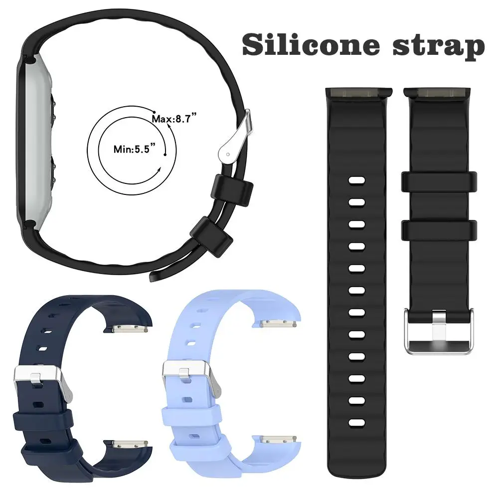 For EmeTerm Fashion Silicone Watch Band Soft Skin Replacement Band With Watch Bracelet Watch Band Silicone Skin-friendly I2U7