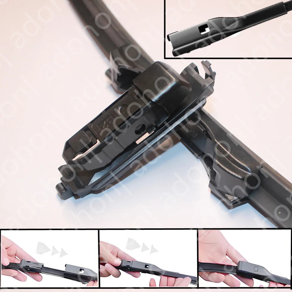 For Audi A3 S3 RS3 8V Hatchback Convertible Sedan 2013 2014 2015 2016 2018 2019 2020 2021 Double Rubber Windshield Wiper Blade