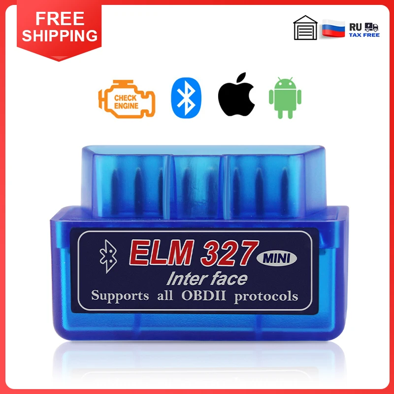 

Bluetooth Pro ELM327 V2.1 OBD2 диагностический сканер для iPhone и Android, сканер Faslink, бесплатное программное обеспечение