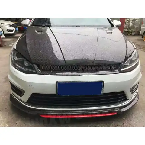 For Volkswagen VW Golf 7 MK7 Standard GTI R 2014 - 2017 Real Carbon Fiber Car Front Bumper Grille Grill