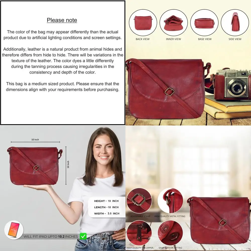 

Женская сумка через плечо с регулируемым ремешком и натуральной кожей, карман для мобильного телефона, молния внутри и снаружи