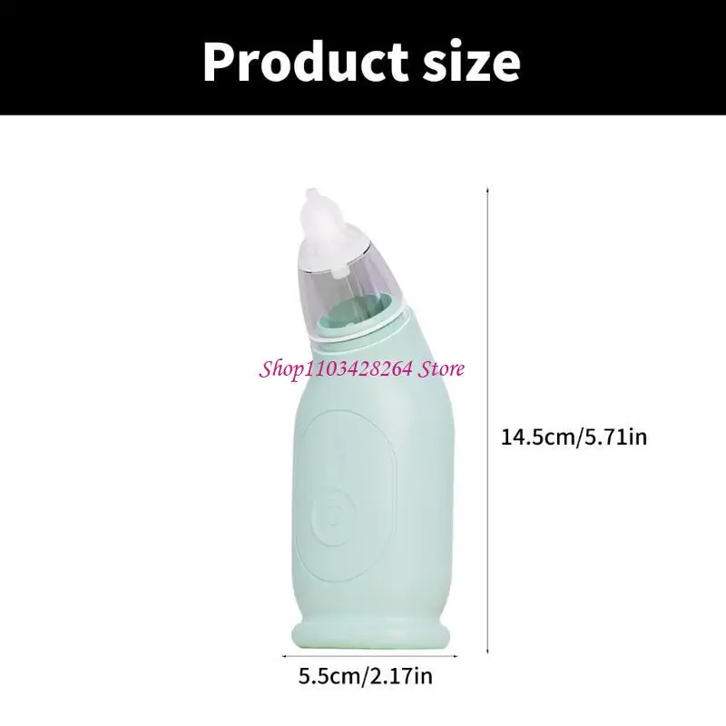 منظف الأنف الأوتوماتيكي 3 جير قابل للتعديل مصاصة أنف الطفل قابلة للشحن #6