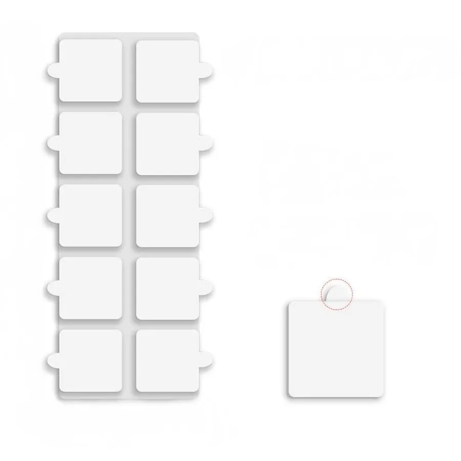 80pcs double sided mounting tape for pictures, no damage poster tape for walls removable, putty sticky tack adhesive for pictur