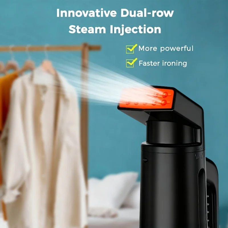 Fabric Wrinkle Remover Handheld Steam Iron 700W Portable 150ml Water Tank Fast Heat For Garment