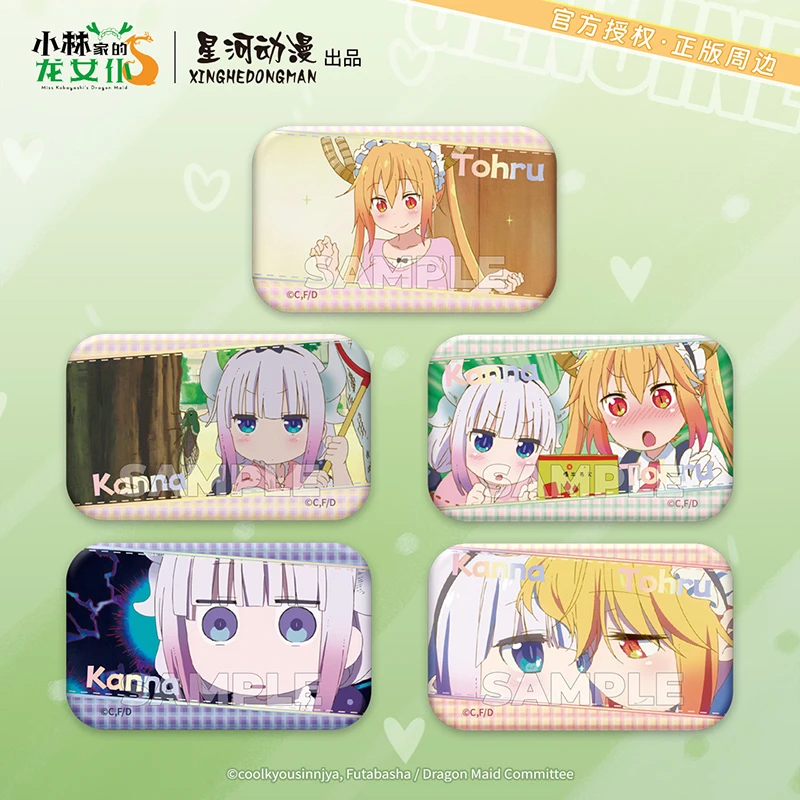 

7cm Genuine Kobayashi'S Dragon Maid Tohru Tv Version Refrigerator Sticker Blind Box Magnetic Toy Cartoon Animal Toy Gift Girl