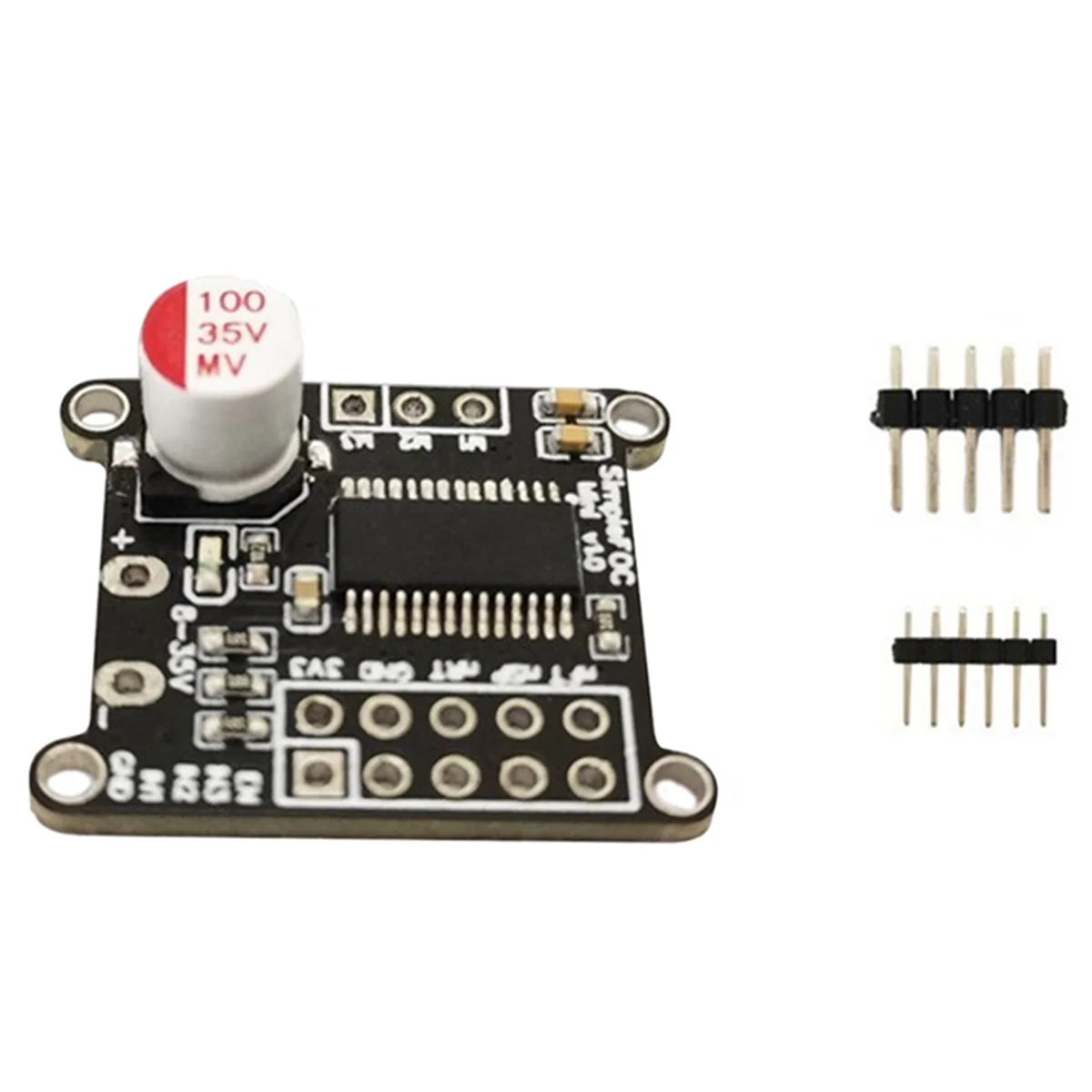 SimpleFOCMini Placa de driver de motor DC sem escova Driver de controle FOC Módulo de placa de driver de algoritmo de controle SVPWM