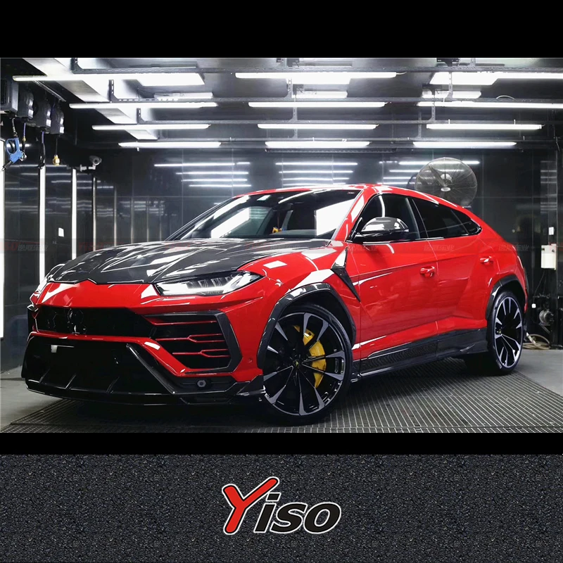 Suitable for Urus modified Topcar carbon fiber surrounding URUS leaf panel trim triangular strips Aerodynamic kit
