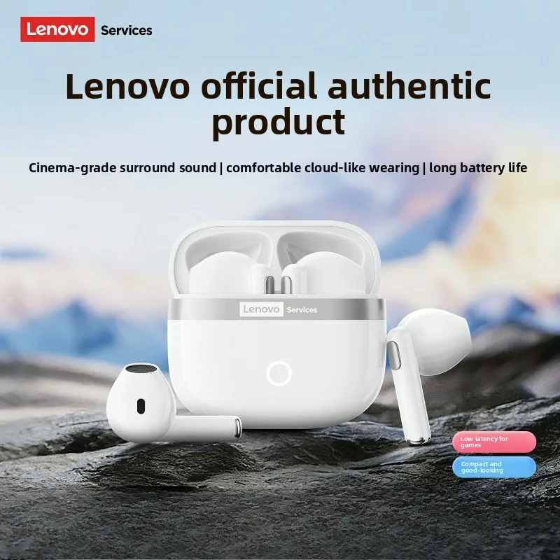 

Original Lenovo LE258 Wireless Bluetooth V6.0 Headphones HIFI Stereo Sport Call Game ENC Noise Cancelling Earphone Sport Earbuds