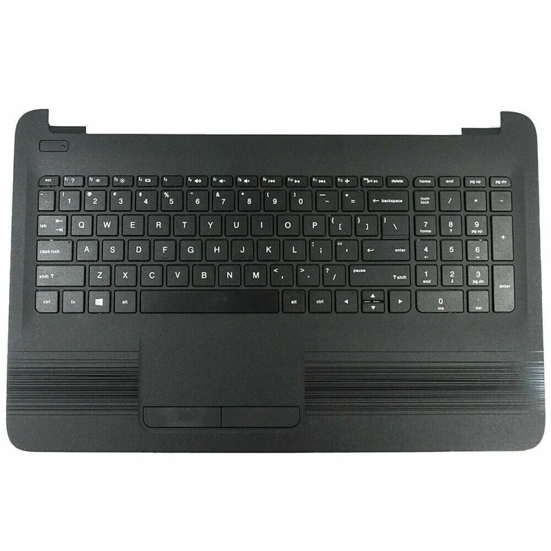 OEM Replacement  For HP 15-AC 15-BA 15-BN 15-AY Upper Case Keyboard Touchpad 855027-001 Black