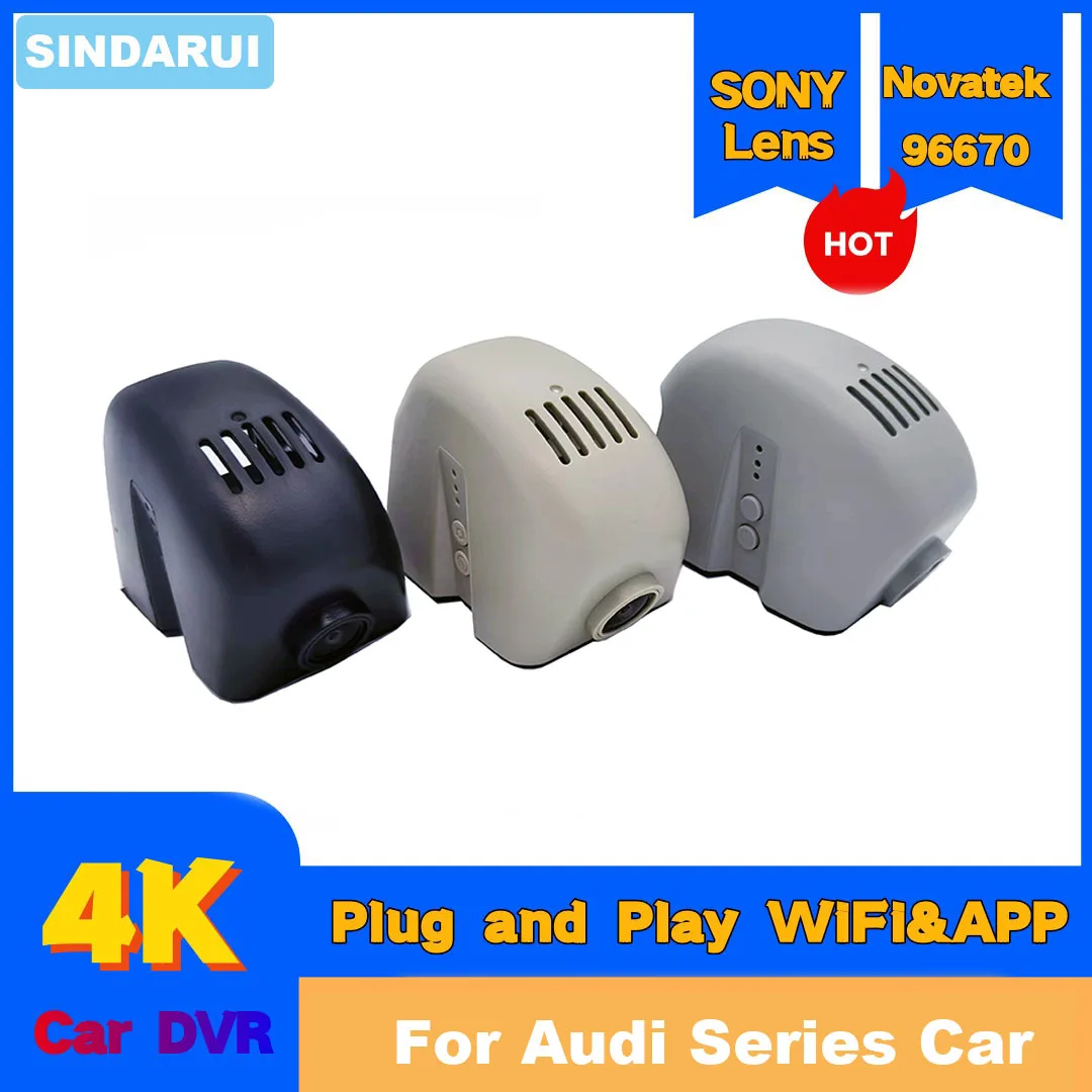

4K WiFi DVR OEM Dash Camera for Audi A3/A4/A5/Q5/Q3/A6,Wireless Car DVR for A7/Q7/A1/Q2/TT/RS/S/SQ5/S8/SQ8 2004 to 2025