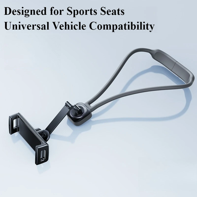 Hipacool autostoel tablethouder standaard 360 °   Draaibaar voor 4,7-13“ tabletbeugel voor sportstoel Universele auto-accessoires - afbeelding 1