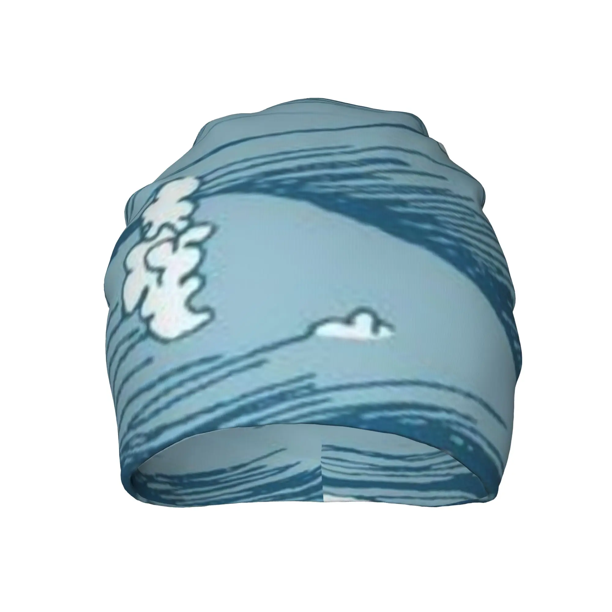 Bonnet Hats Sea Wave Men Women's Thin Hat Blue (1) Warm Cap Street Skullies Beanies Caps
