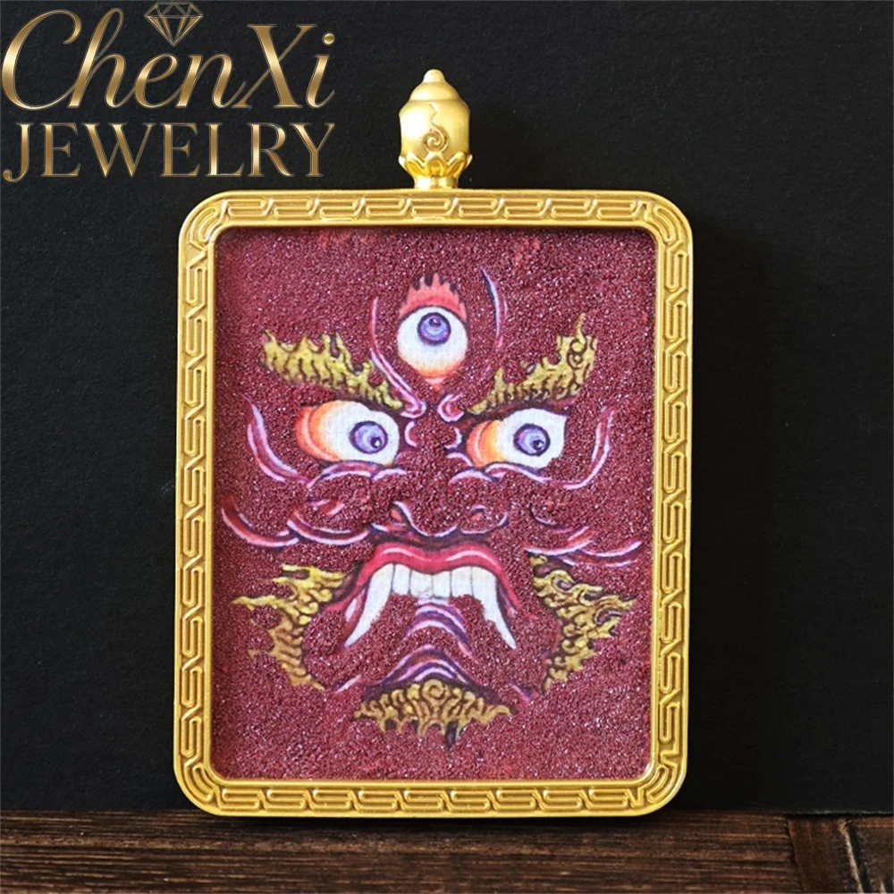 

High-End Twelve Zodiac Deities, Cinnabar Bodhisattva, Tangka Pendant Luxury Quality Fashion Jewelry Exquisite Charms Popular