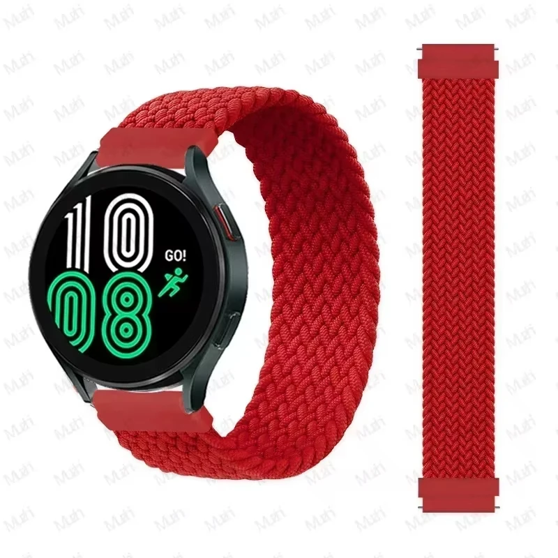 Braided solo loop for Samsung Galaxy Watch 7 44mm 40mm Straps correa Bracelet Galaxy Watch 4 6 Classic 5 pro 45MM 20MM 22MM band