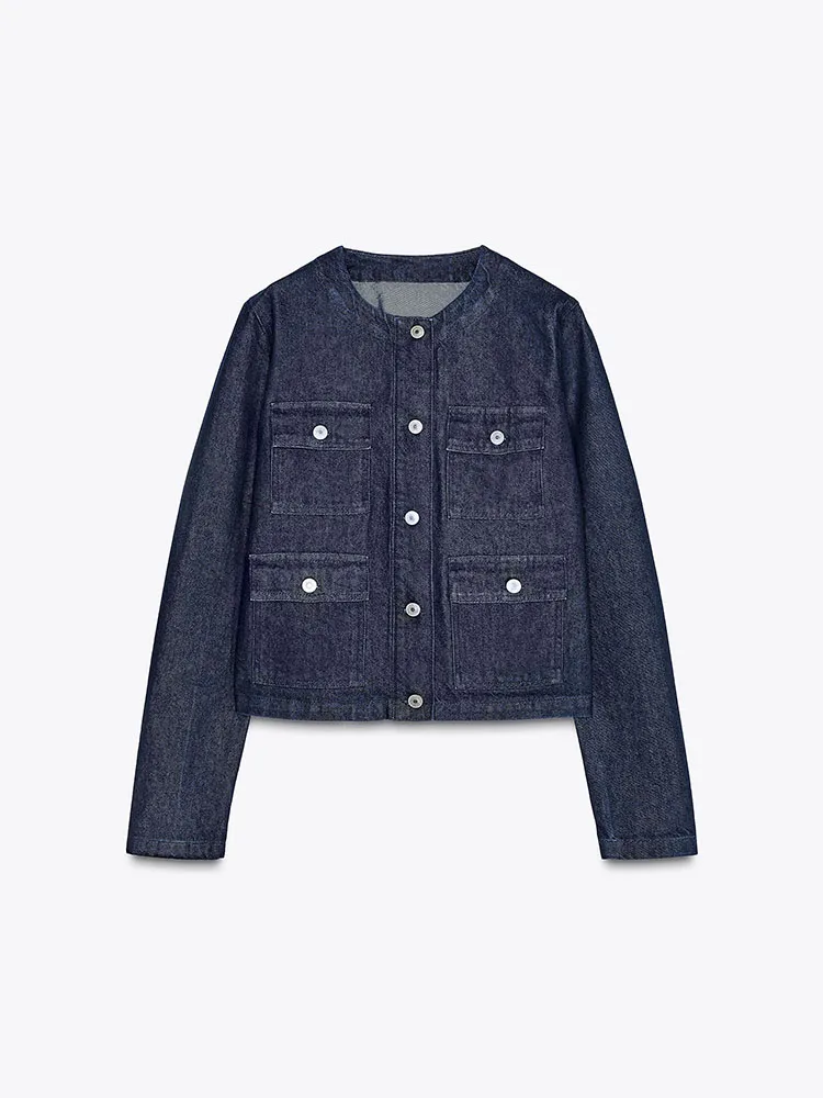 ฤดูใบไม้ผลิมาถึงใหม่ผู้หญิง DENIM Jaet Casual orts 2 ชิ้นชุดยาว Sve ort กางเกง Faionable Outerwear
