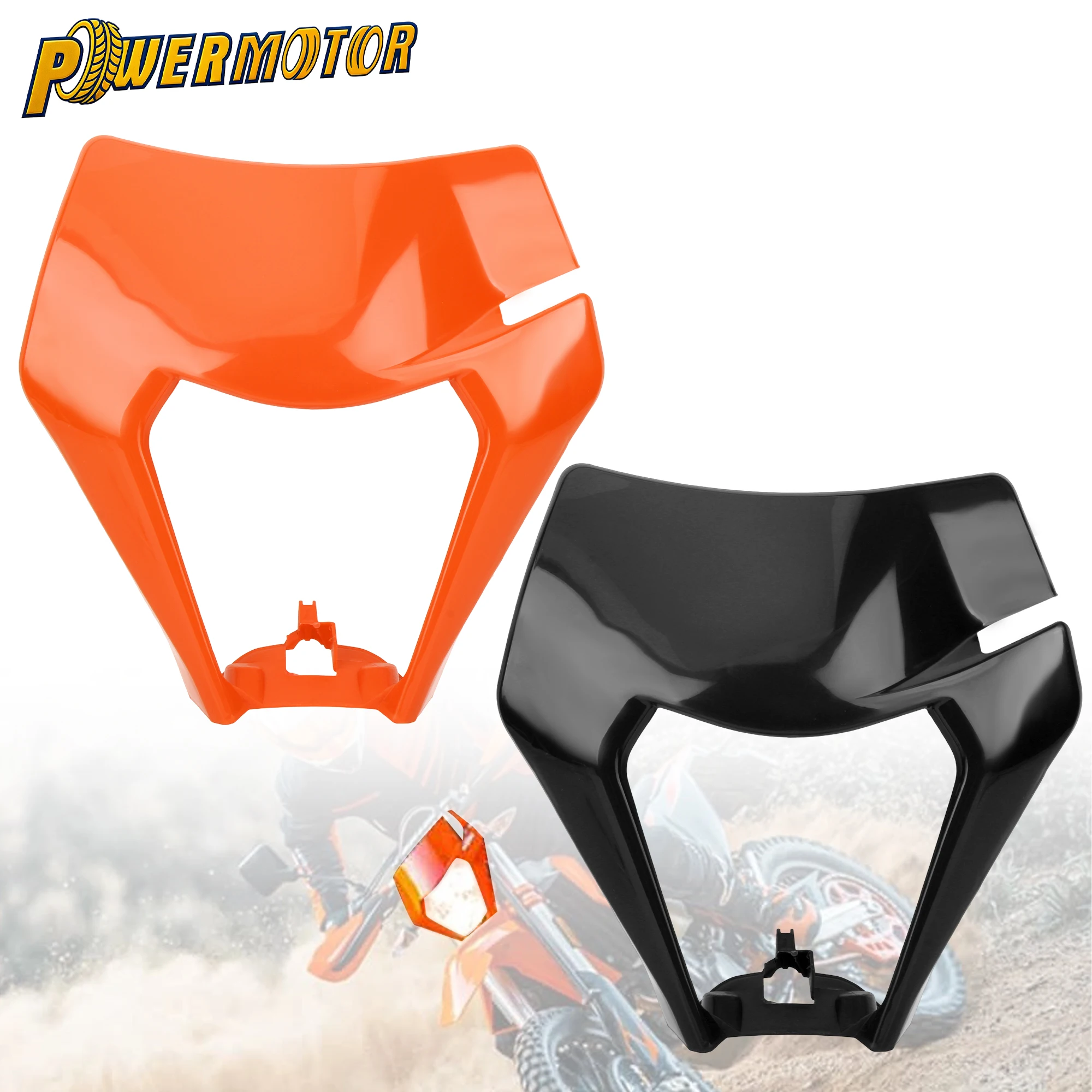 

For KTM EXC XC SX SXF XCW 125-500 Motocross Headlight Mask Enduro SMR 2020 2021 2022 Dirt Bike Motocross Plastic Accessories