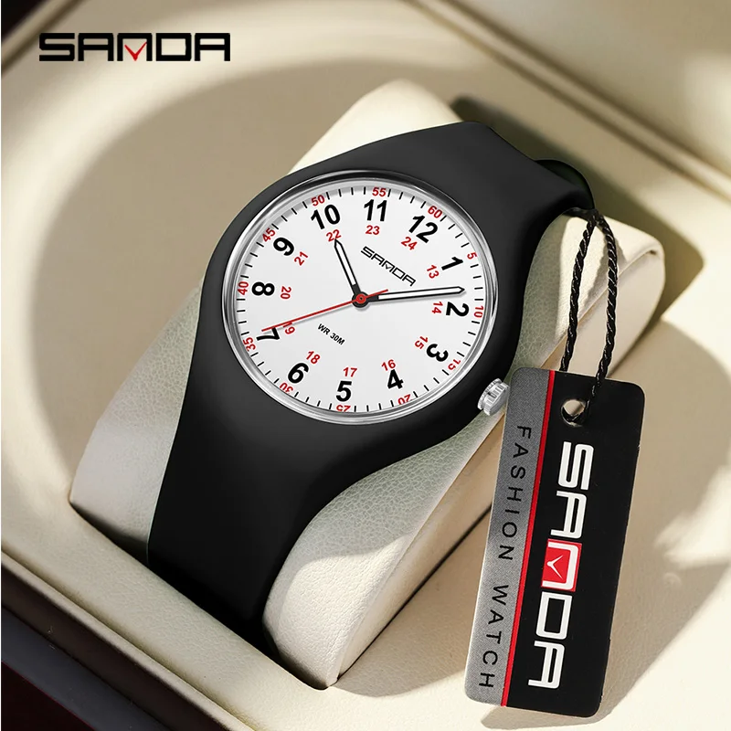 

SANDA 3253 модные женские силиконовые детские часы для девочек, милые кварцевые часы с героями мультфильмов, детские часы для женщин, мальчиков и девочек, подарки Relogios