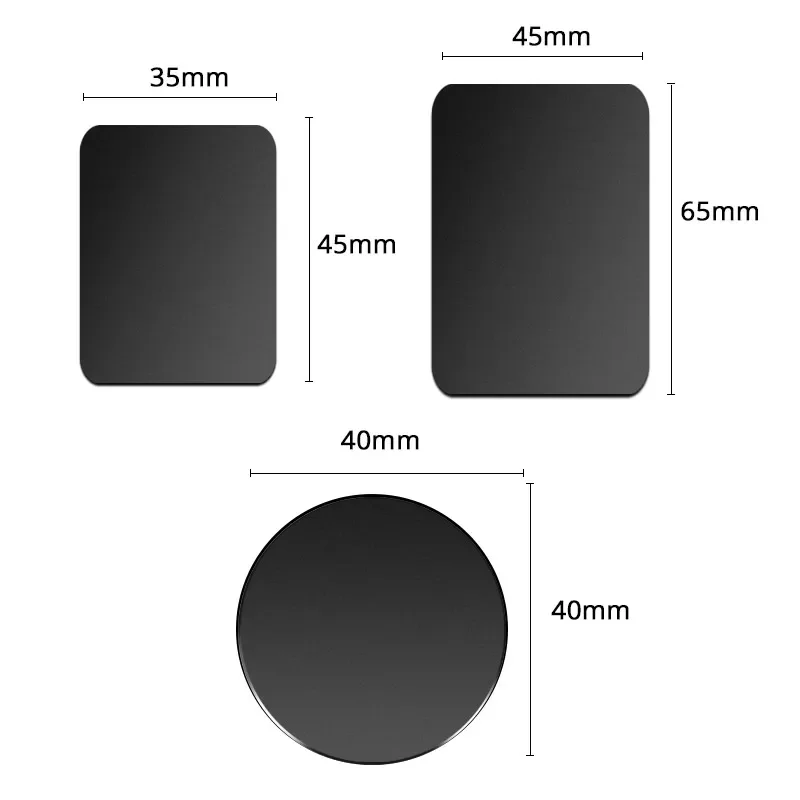 Universal Mobile Phone Metal Plates for Magsafe Cell Phone Holder Iron Sheet in Car Disk Mount Phone Sticker for Magnetic Stand image 6