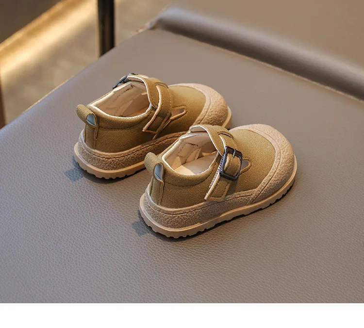 Boken-Schuhe für Jungen, weiche Sohlen, Kinderschuhe, 2025, Neuheiten, 0–1 Jahre alt, Sportschuhe für Kinder, modische Retro-Bohnenschuhe – Detail 6