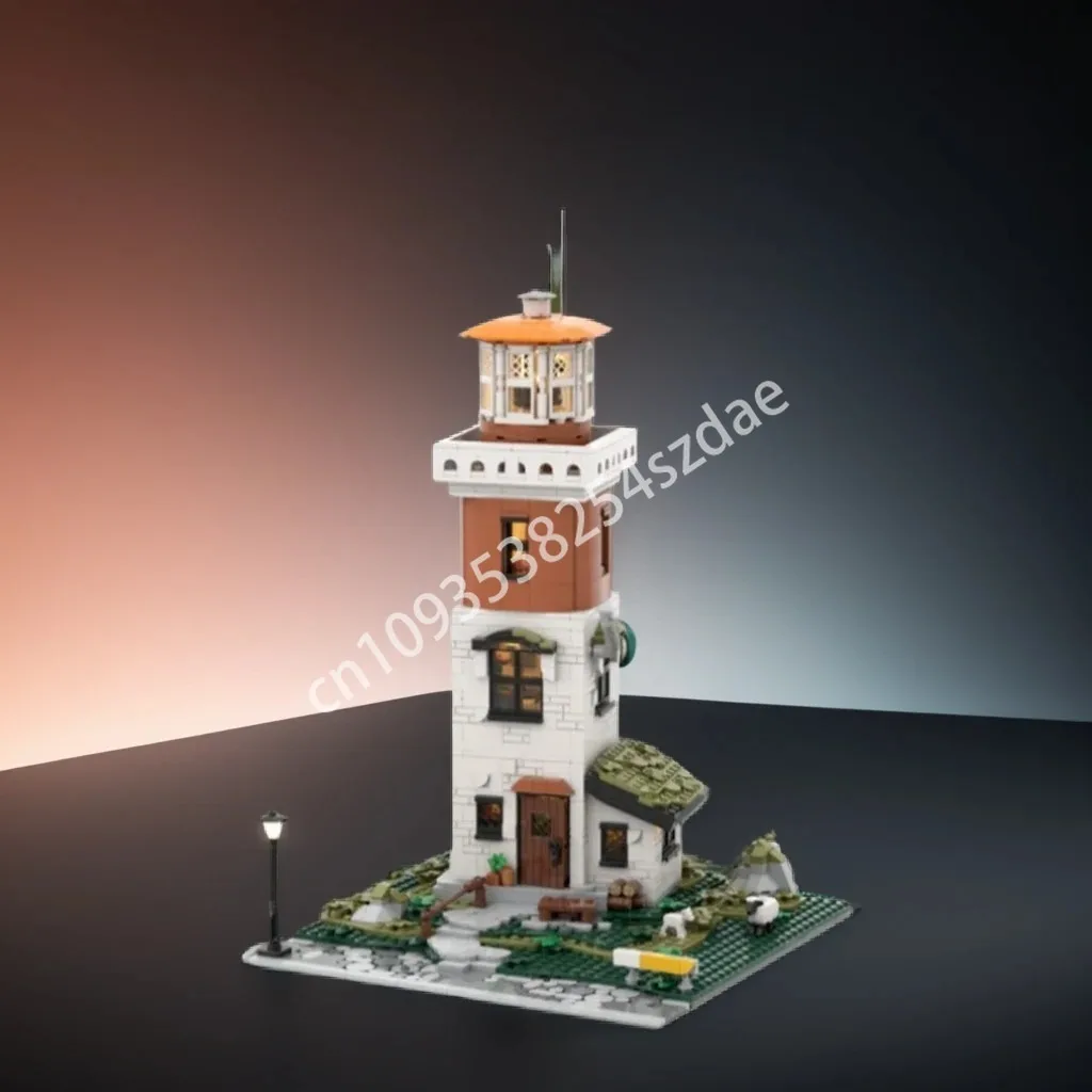 

1805pcs MOC Icelandic Lighthouse Modular Buildings Building Blocks Model Christmas toy Gift Model Creative Christmas toy Gift