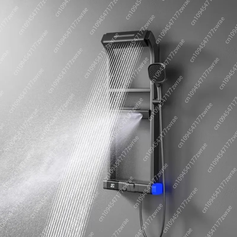 

Multi-functional constant-temperature digital display shelf, shower head set,household bathroom and sanitary ware pressurization