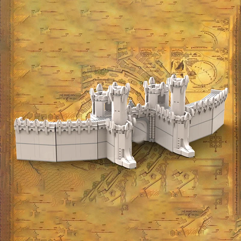 Anneaux modèle de film Moc série de films célèbres technologie murale de ville blocs de scène célèbres modulaires ensemble de bricolage jouets de construction d'assemblage