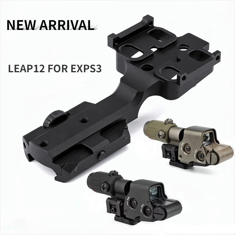 

Aluminum LEAP/12 Mount LEAP 12 EXPS Hybrid Mount Magnifier Mount 2.26” Optic Height Only Fit for EVOLUTION GEAR EXPS3