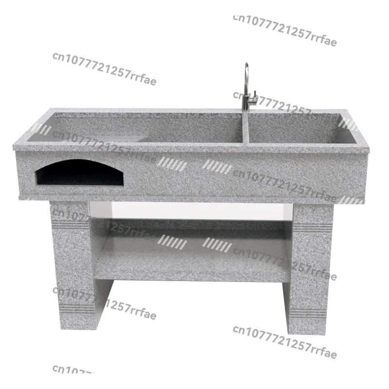 Granite Laundry Pool Stone Splicing Outdoor Pool Marble Laundry Desk Outdoor Vegetable Sink Courtyard Sub-sink