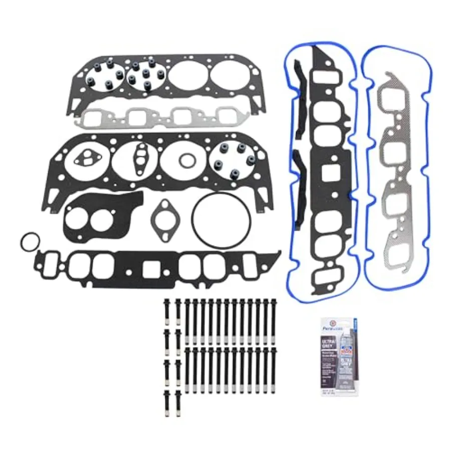 CPWK174 Head Gasket Set Bolt Kit for 9195  Suburban 7.4L V8 OHV 16v VIN N Engine Repair and Maintenance HighPerformance Sealing